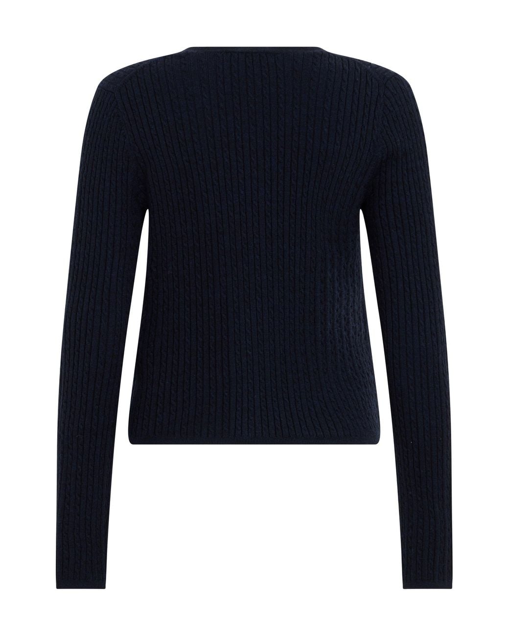 Vince Blue Cropped Cardigan With Buttons