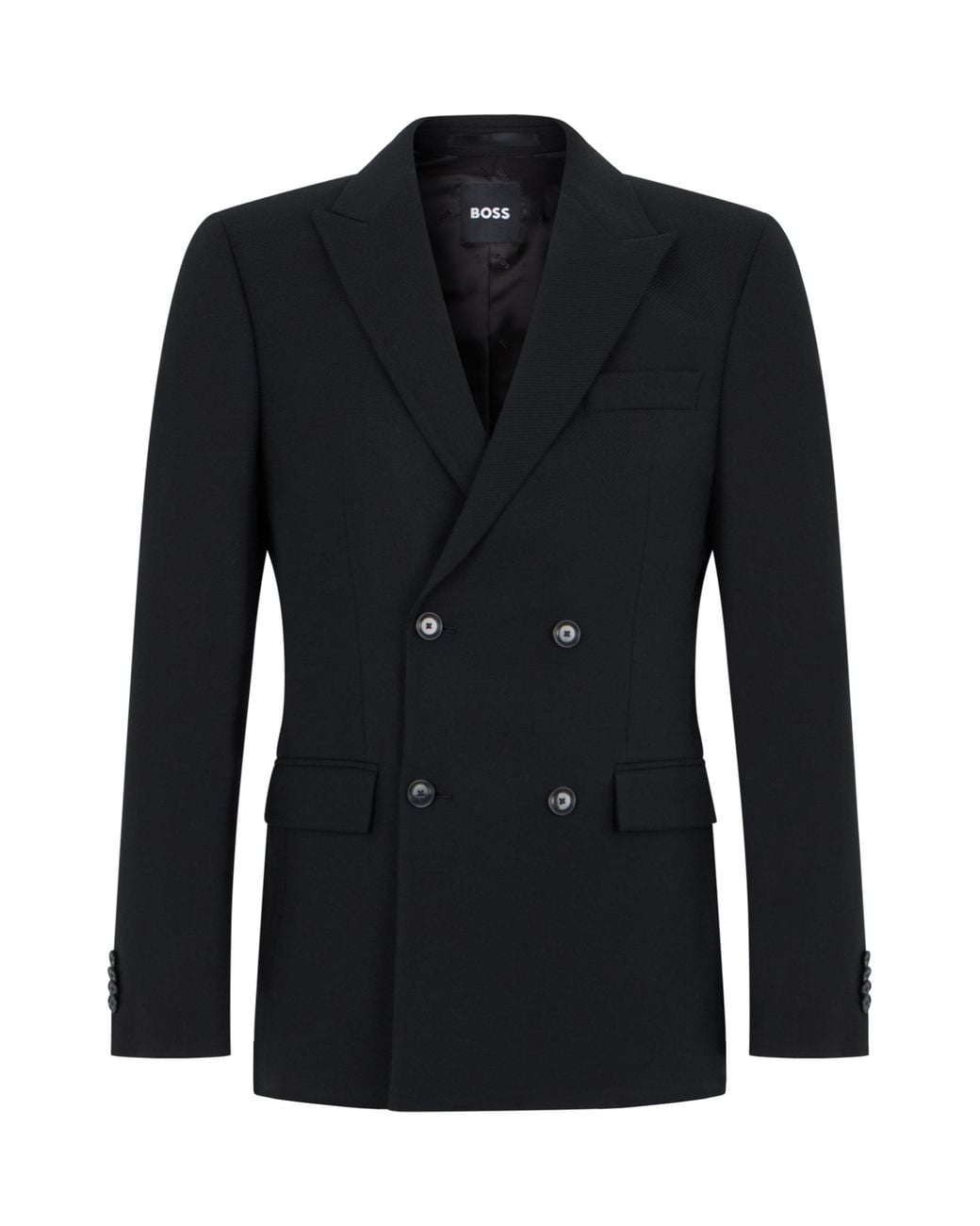 Boss Black Double-Breasted Jacket for men