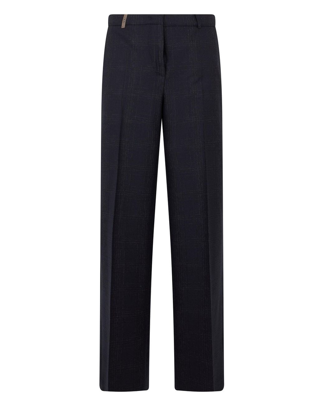 Peserico Blue Straight Trousers