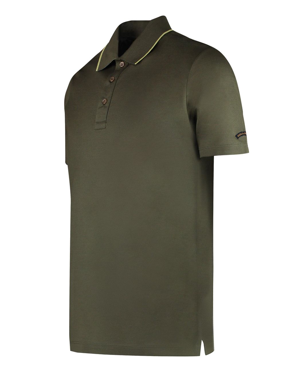 Paul & Shark Green Cotton Short-Sleeve Polo Shirts for men