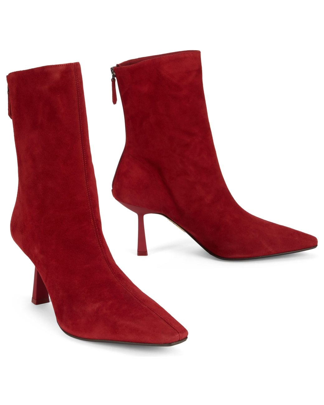 Aquazzura Red High-Heeled Boots