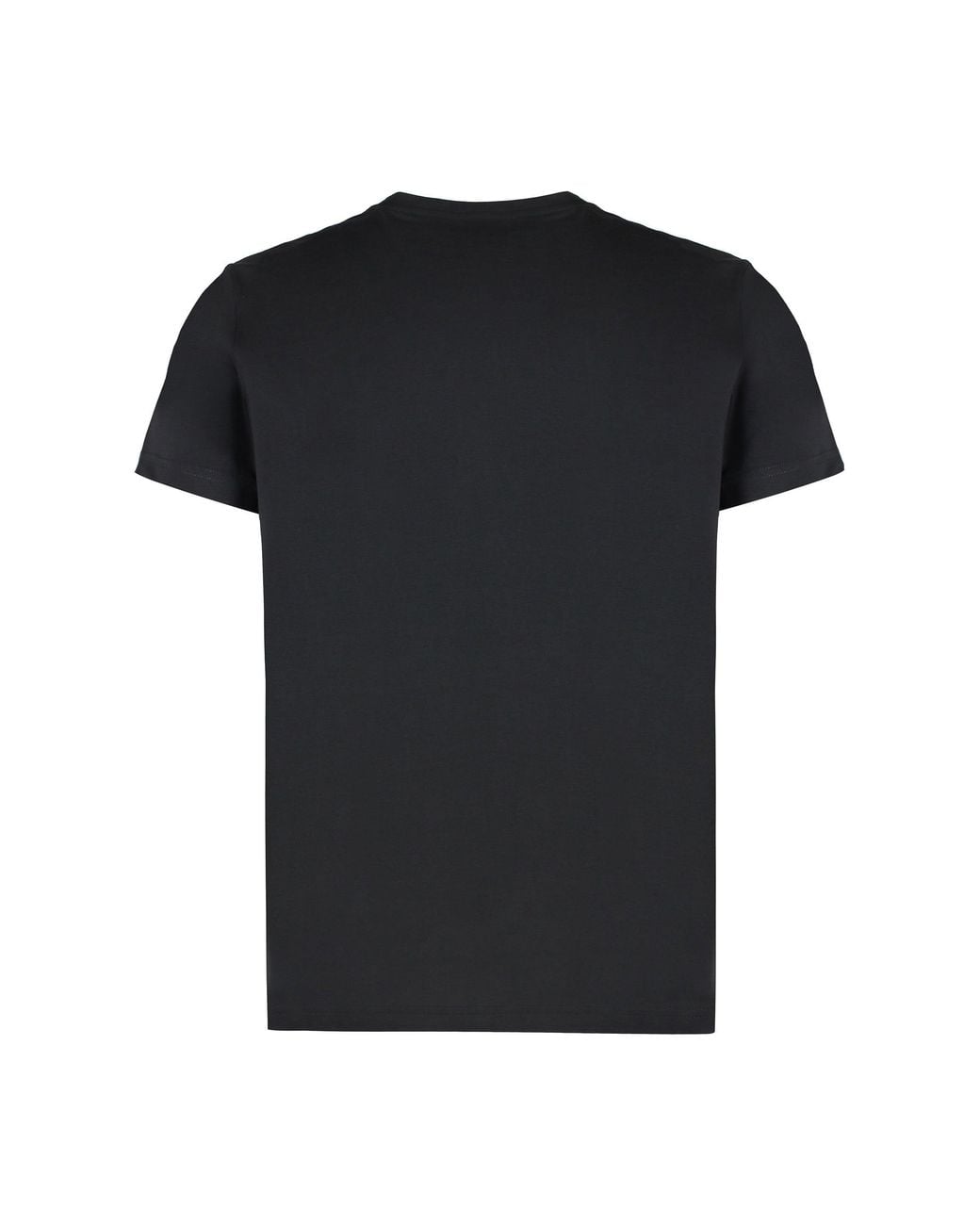 K-Way Black Le Vrai Edouard Cotton Crew-Neck T-Shirt T-Shirts for men