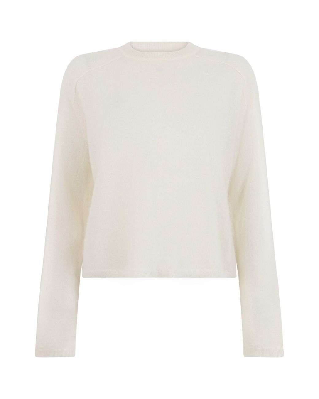 Lisa Yang White Crew Neck Sweater
