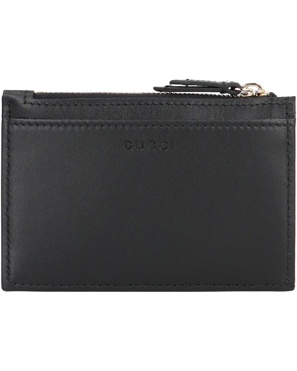 Gucci Black Gg Marmont Leather Keyring
