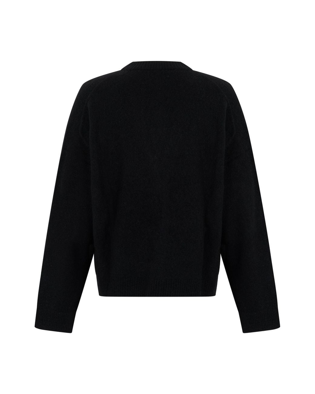 Represent Black Cardigan With Distinctive Embroidery for men
