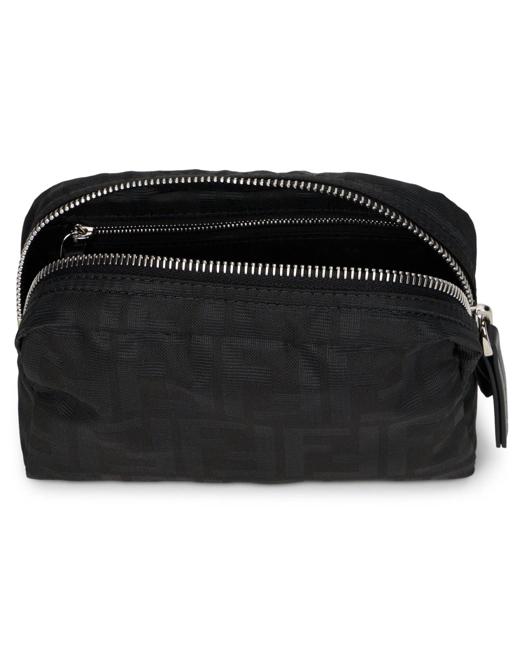 Fendi Black Beauty Case With Zip Closure for men