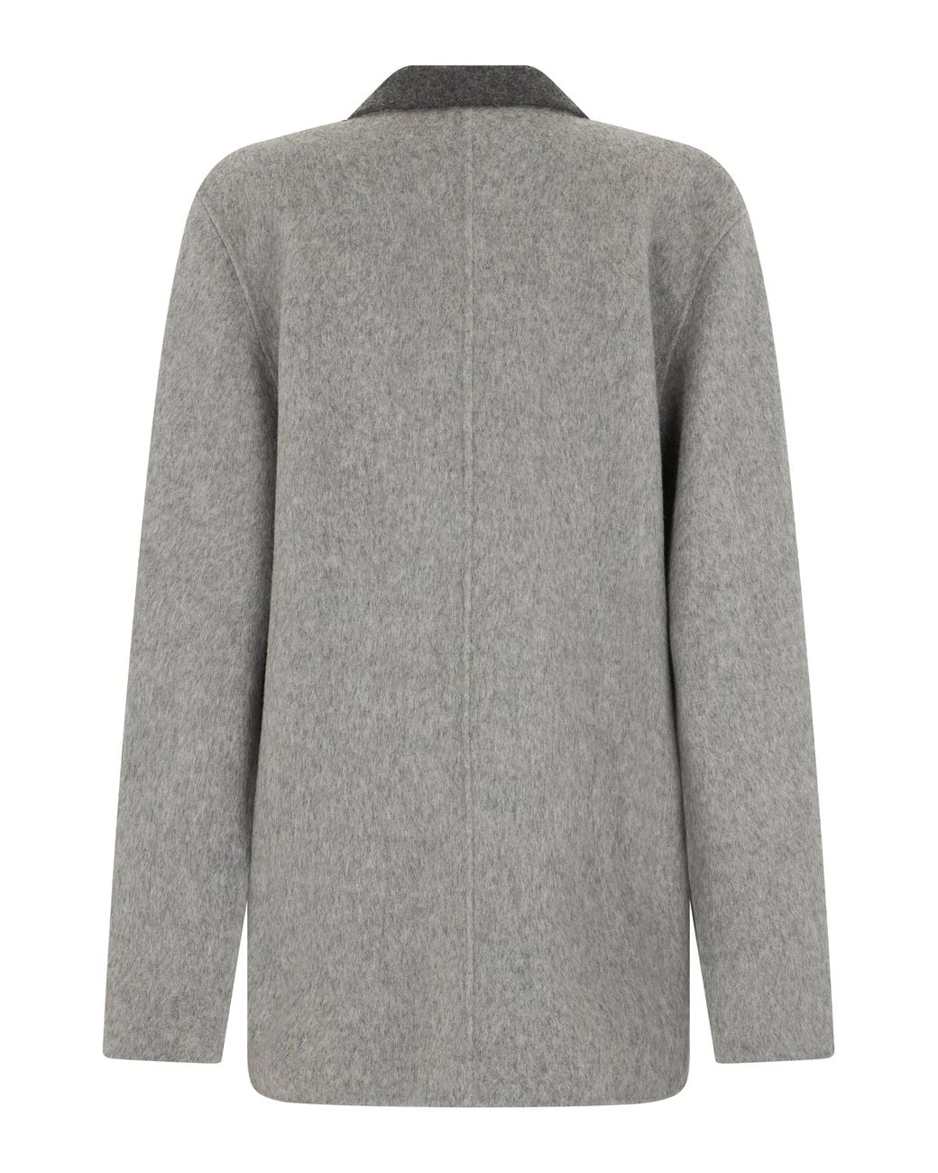 Alberta Ferretti Gray Wool Jacket