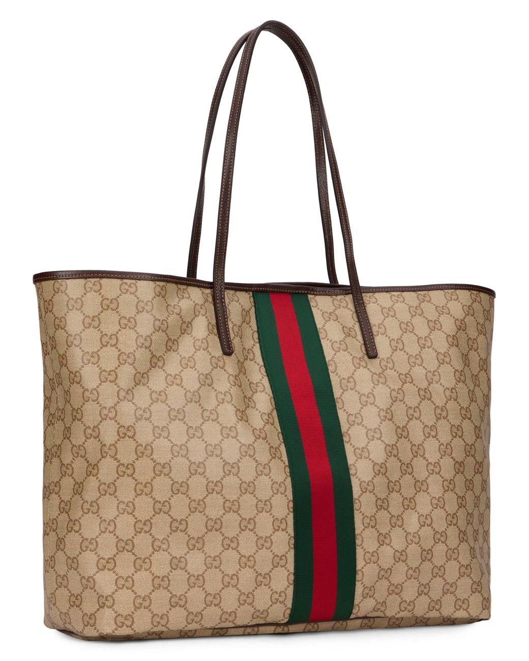 Gucci Brown Tote Bag Tribeca With Monogram