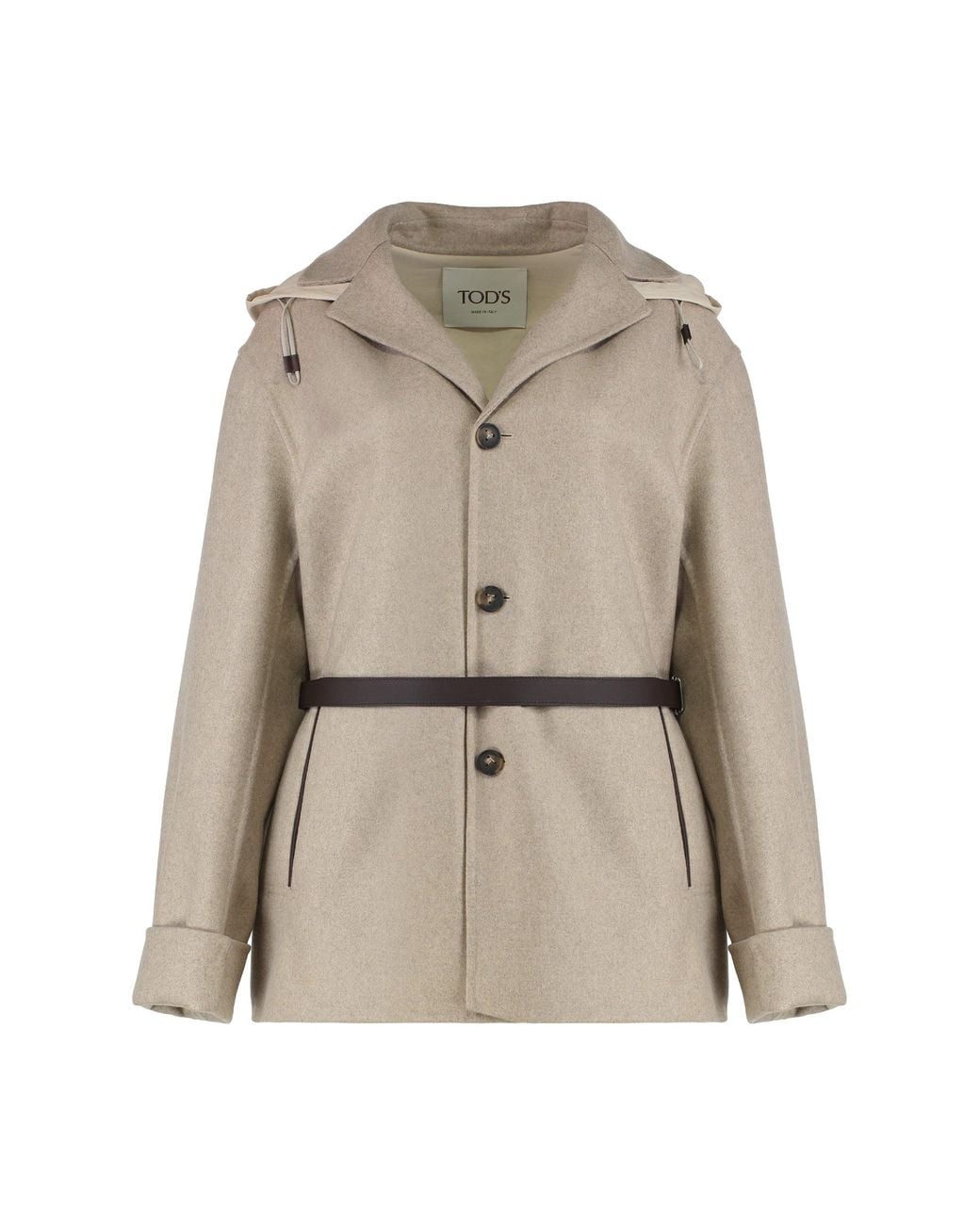 Tod's Natural Cashmere Double Jacket