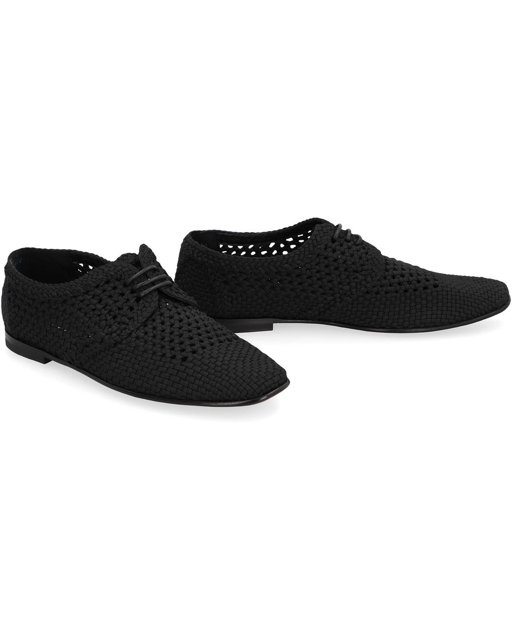 Stringate modello Derby di Dolce & Gabbana in Black da Uomo