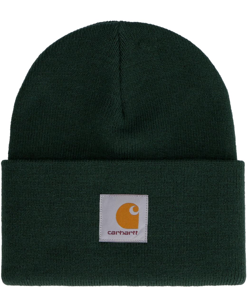 Carhartt Synthetic Ribbed Knit Beanie in Green for Men Lyst