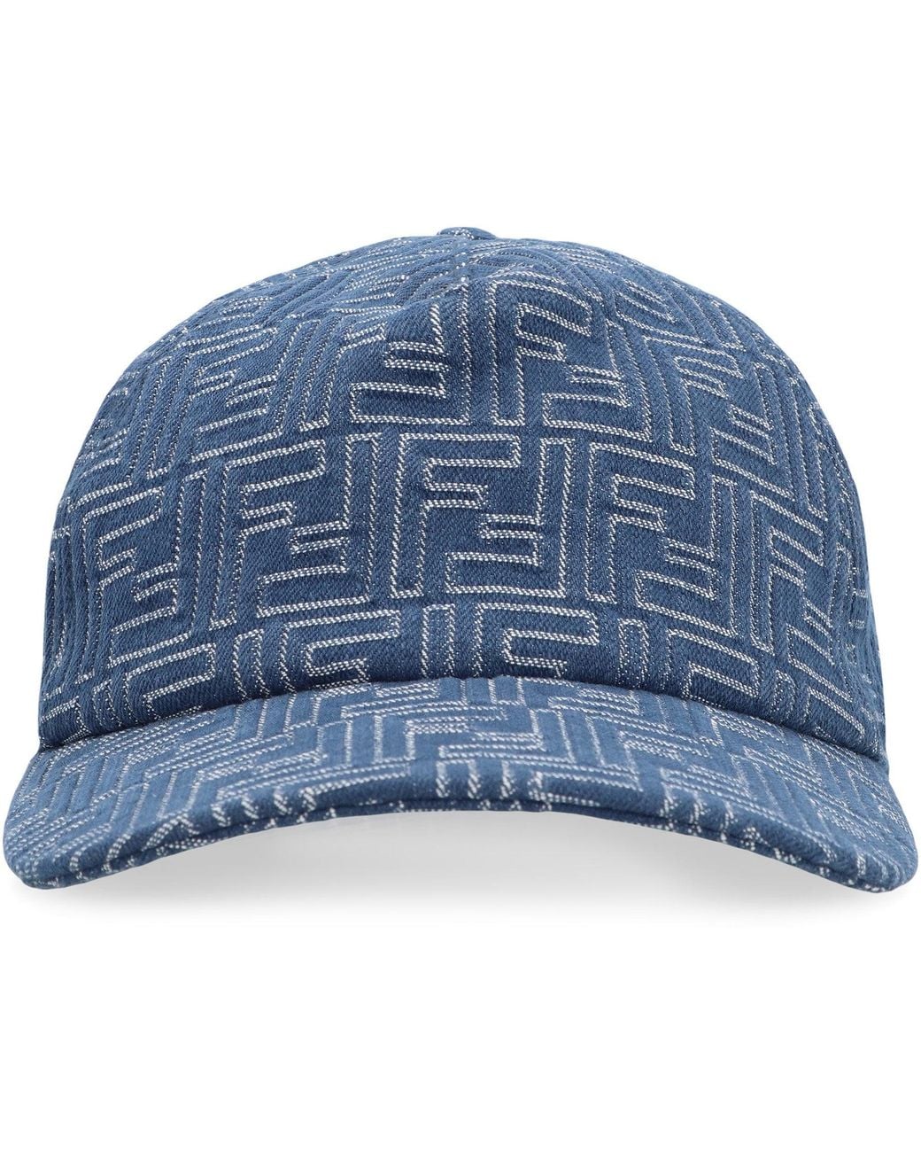 Fendi Blue Baseball Cap for men