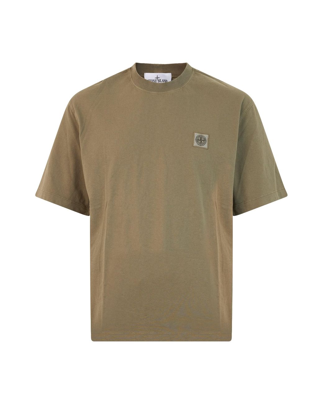 Stone Island Green Short-Sleeve T-Shirt for men