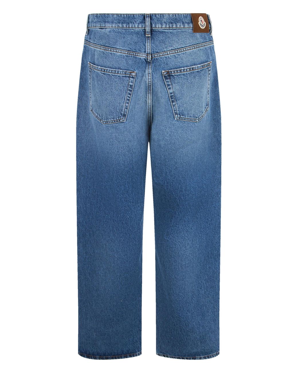 Moncler Blue Straight Fit Jeans for men
