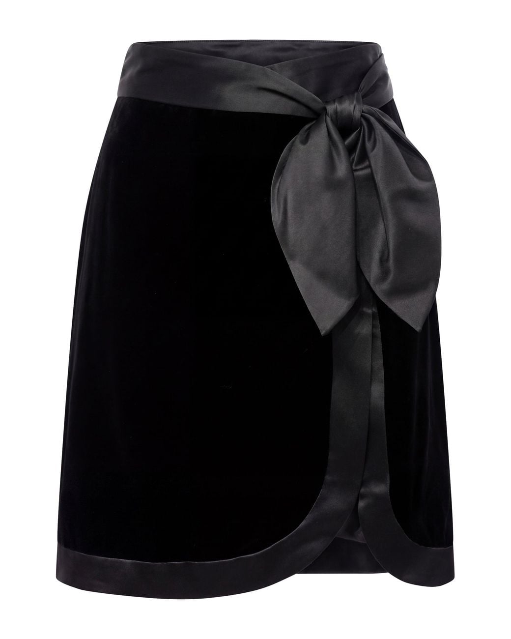 Saint Laurent Black Velvet Leggings