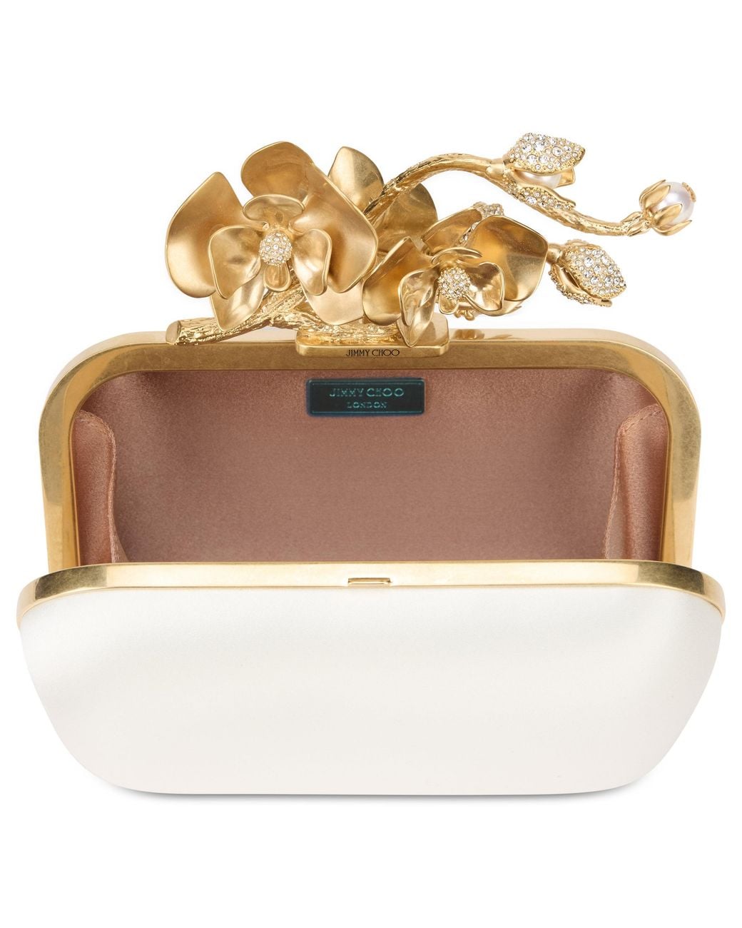 Jimmy Choo Natural Clutch Cloud