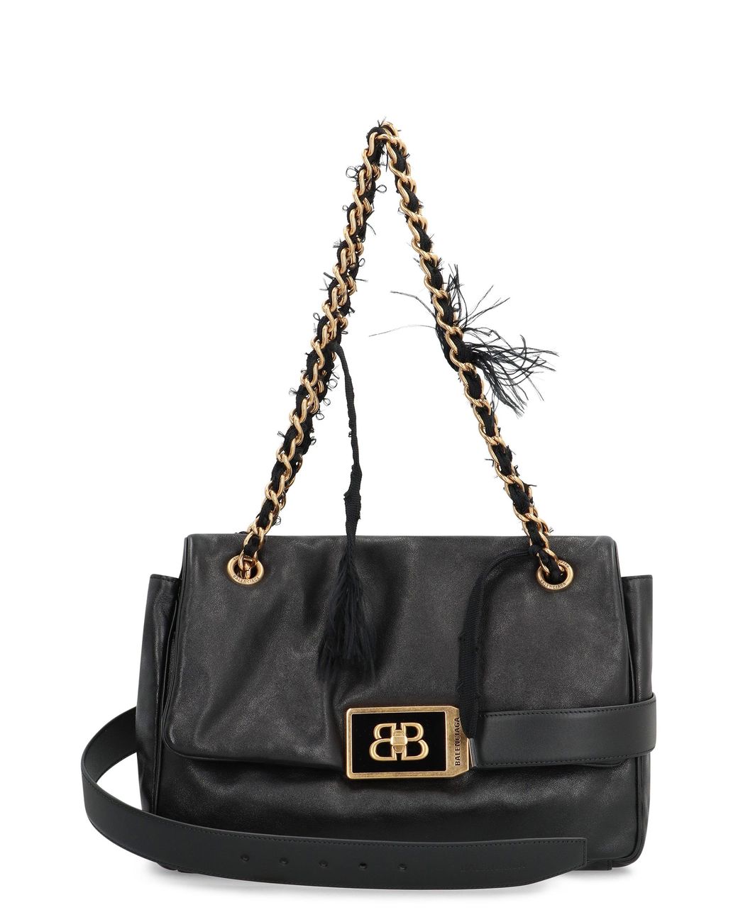 Balenciaga Black Crossbody Bag Modu Leather Calf Shoulder
