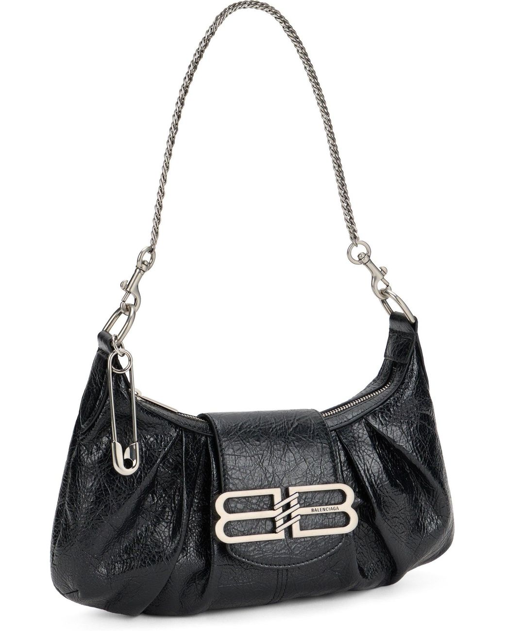 Balenciaga Black Shoulder Bag Pamela Small Leather