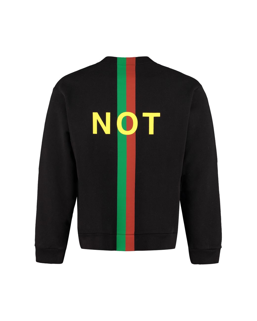 Felpa con stampa Fake Not da Uomo di Gucci in Nero Lyst