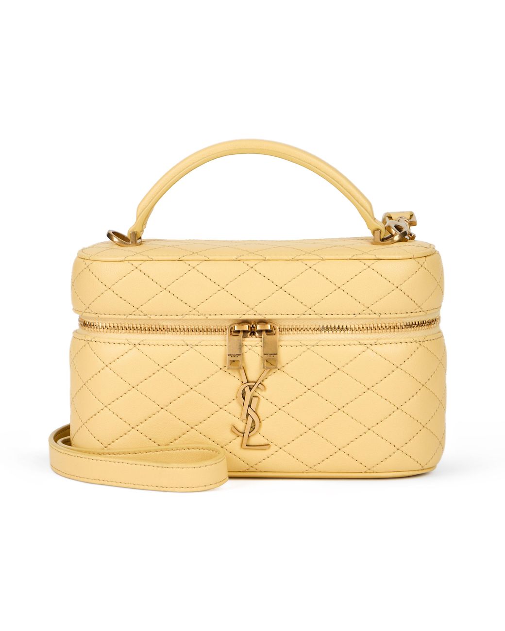 Saint Laurent Metallic Vanity Bag Gaby