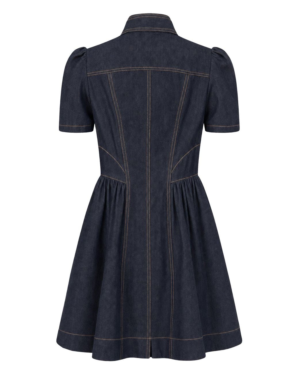 Zimmermann Blue Dress With Collar And Pockets