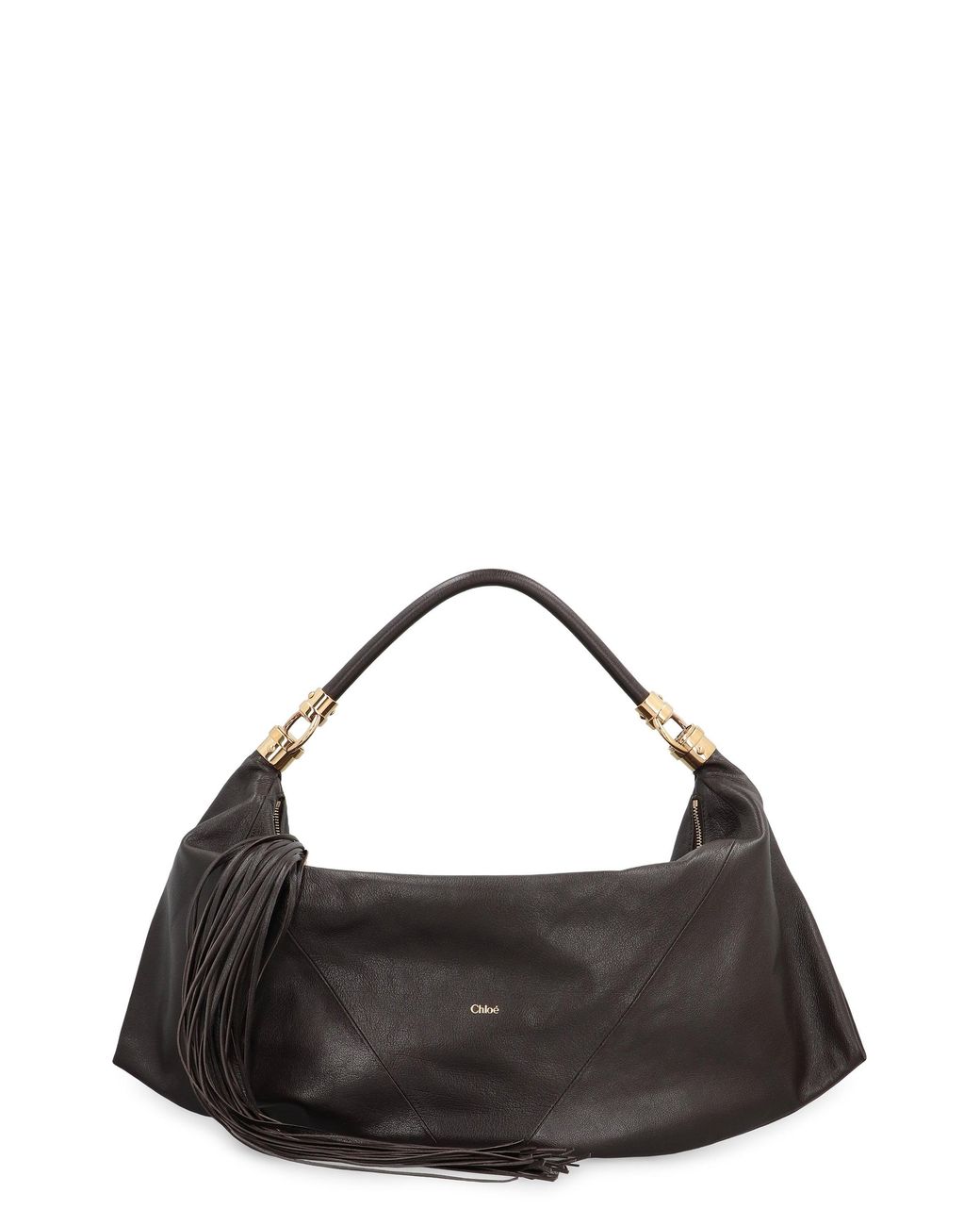 Chloé Black Carry Small Canvas Tote Bag Cotton