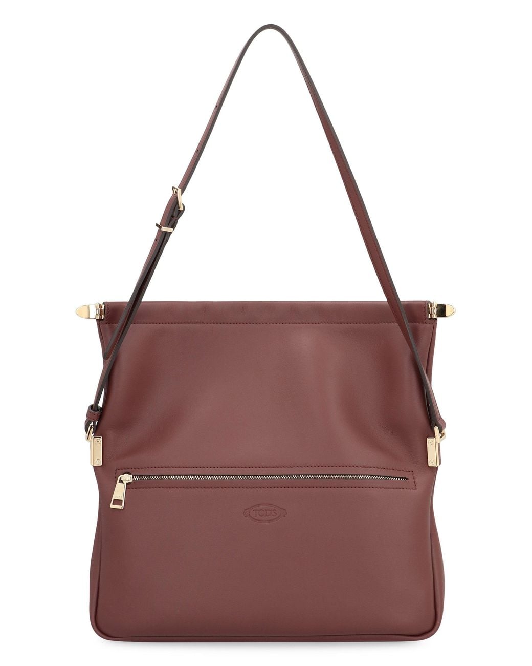 Tod's Purple Calf Leather Shoulder Bag