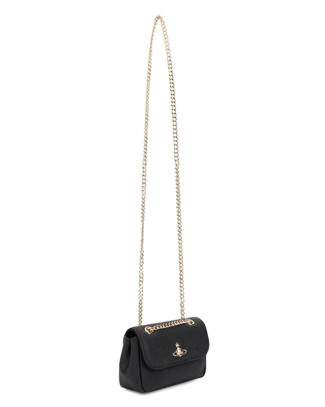 Vivienne Westwood White Shoulder Bag Victoria Leather Bovine Suede