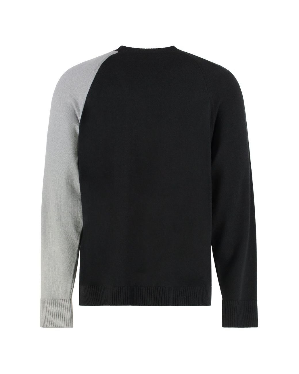 Y-3 Black Viscose Blend Crew-Neck Sweater for men