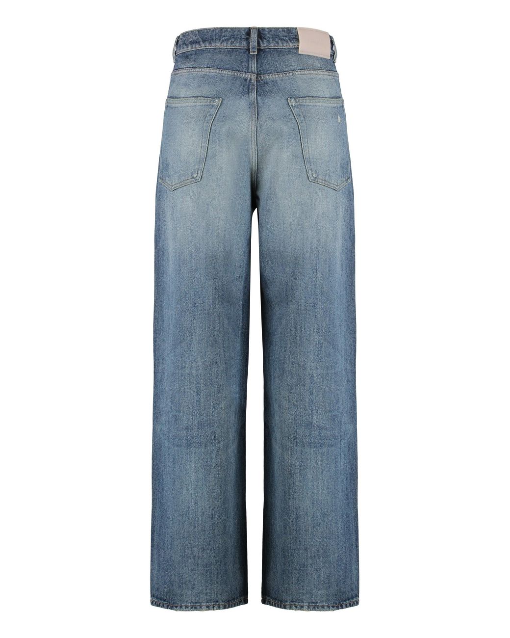 Our Legacy Blue Straight Jeans Wide Cut for men