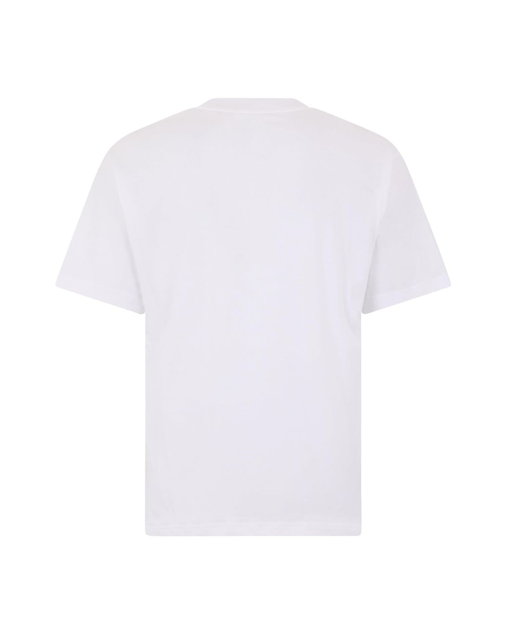 New Balance White Cotton T-Shirt With Logo for men