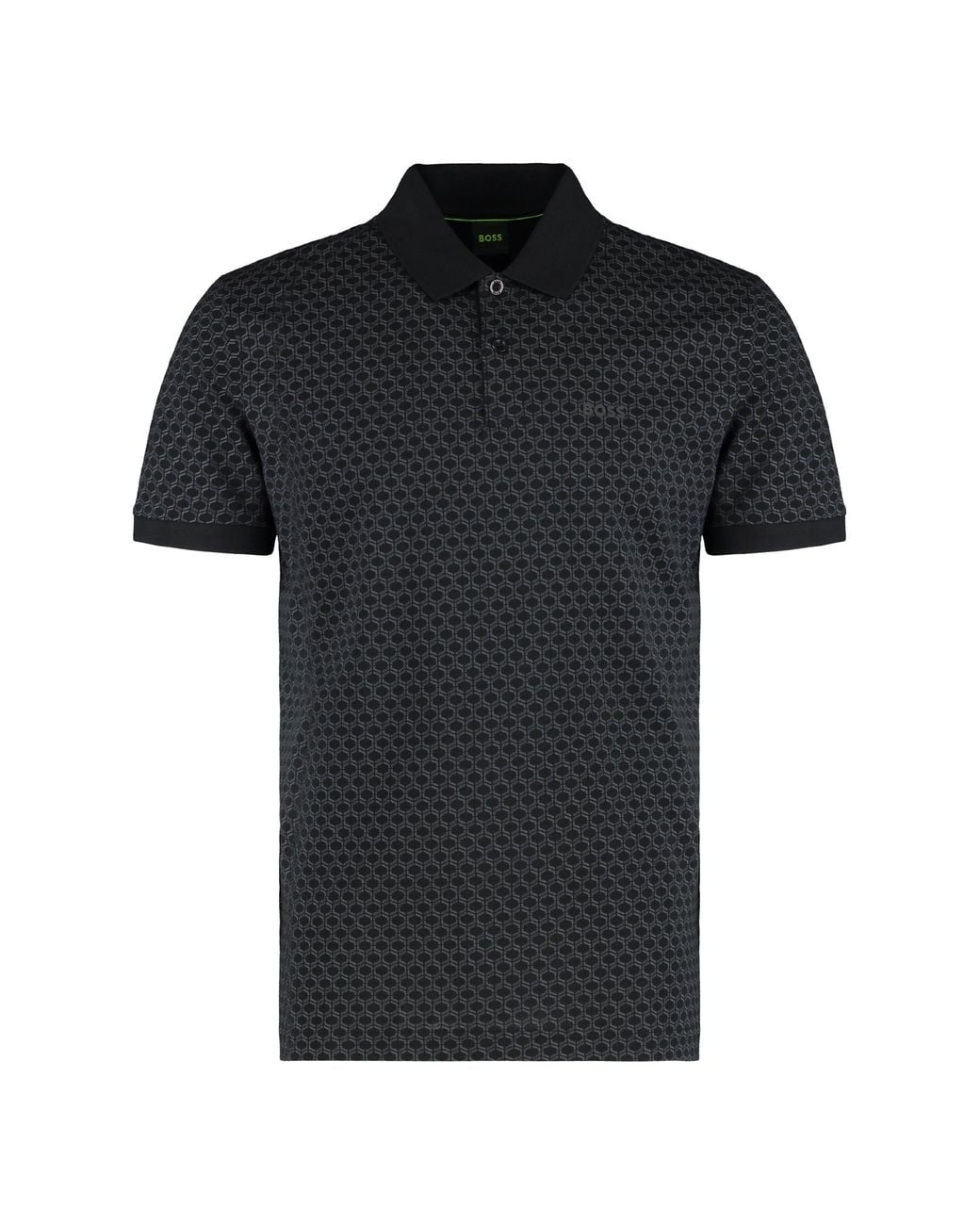 Boss Black Pique Cotton Polo for men