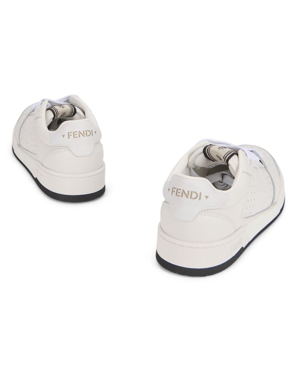 Fendi White Sneakers Match