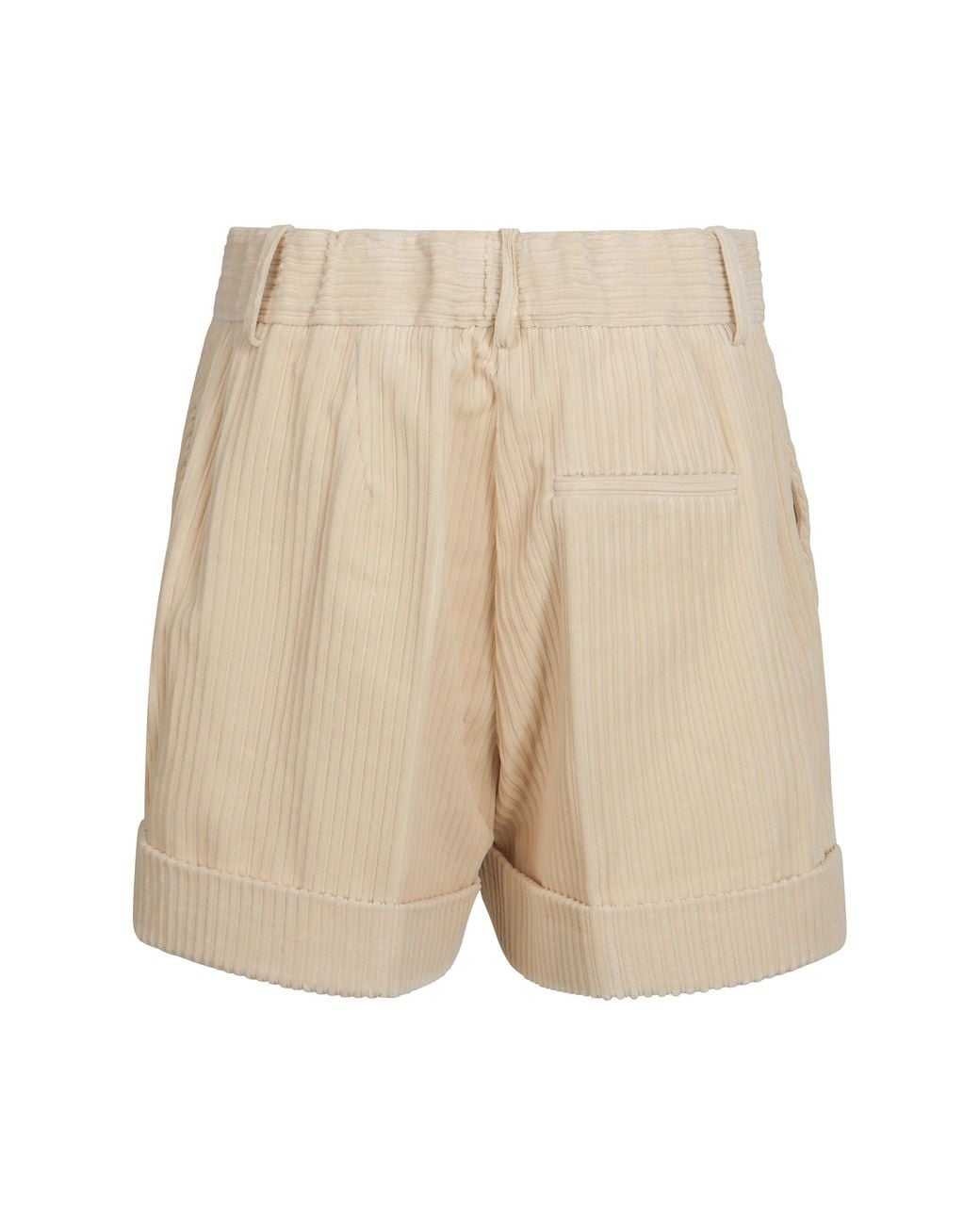 P.A.R.O.S.H. Natural Corduroy Shorts