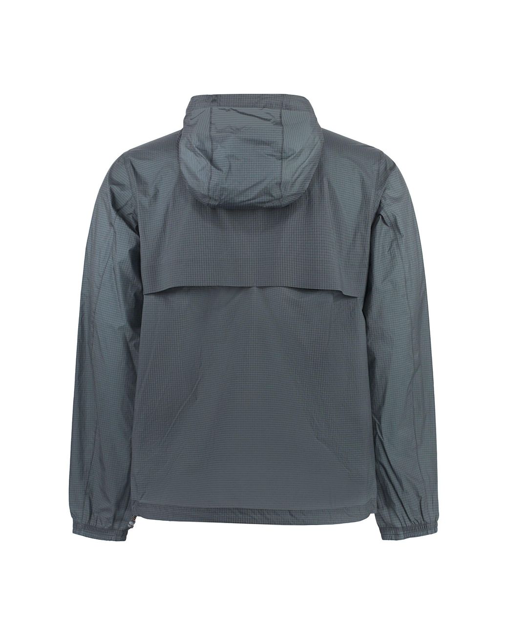 K-Way Gray Cleon Hooded Nylon Jacket for men