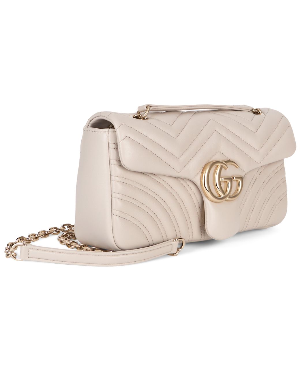Gucci Pink Gg Marmont Medium Shoulder Bag