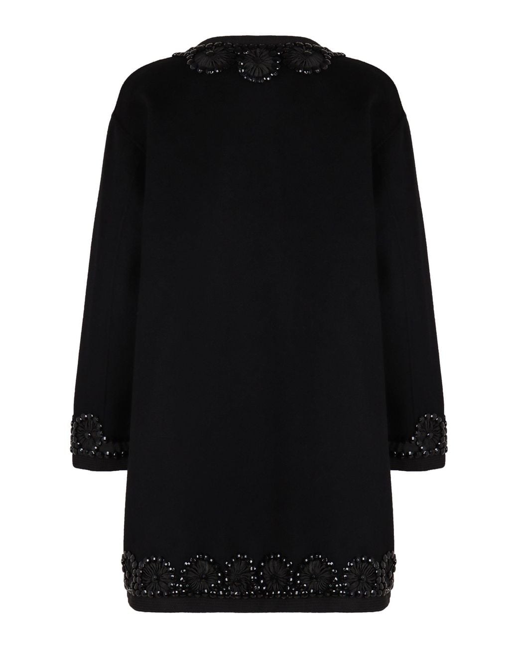 P.A.R.O.S.H. Black Wool Coat