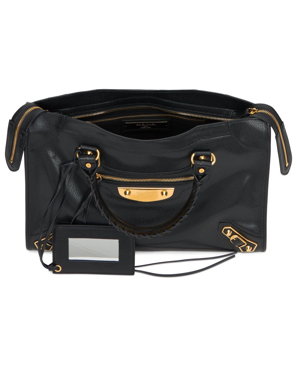 Balenciaga Black City Handbag