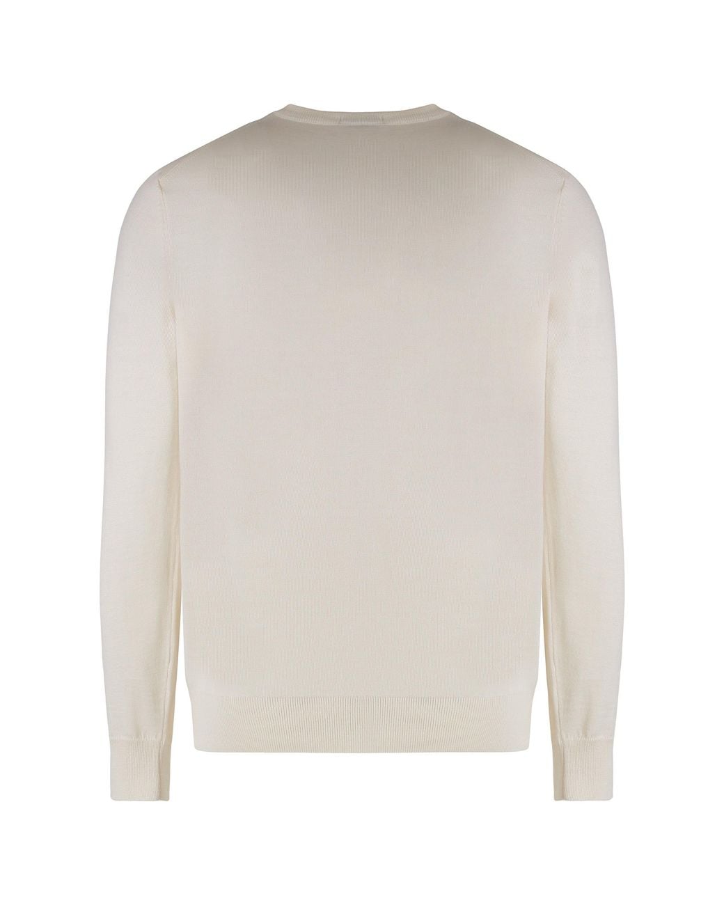 Boss Natural Virgin Wool Crew-Neck Sweater