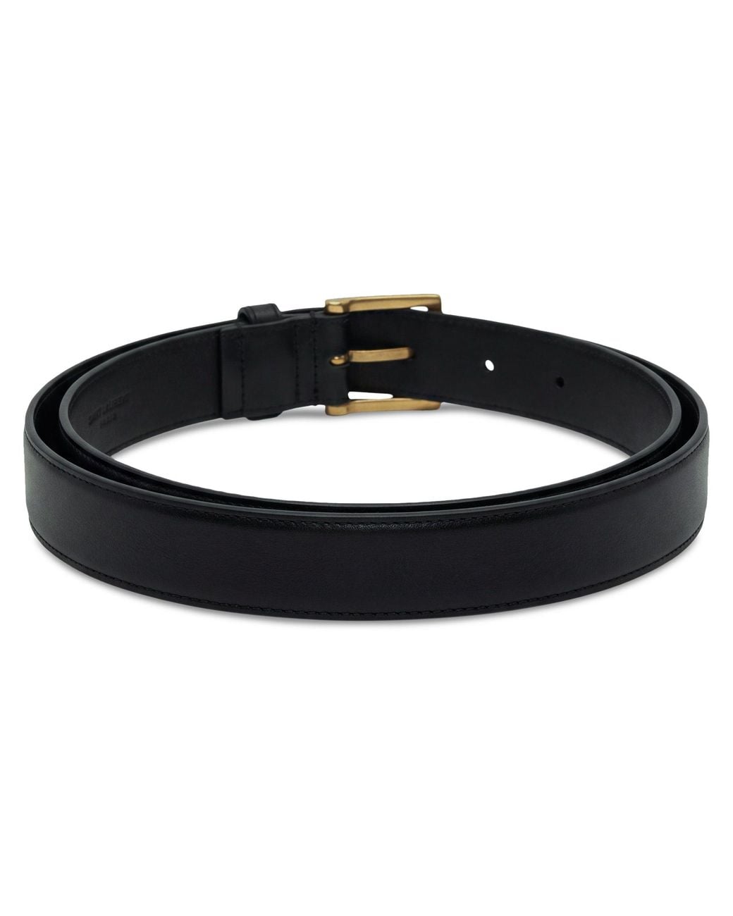 Saint Laurent Black Belt With Buckle for men