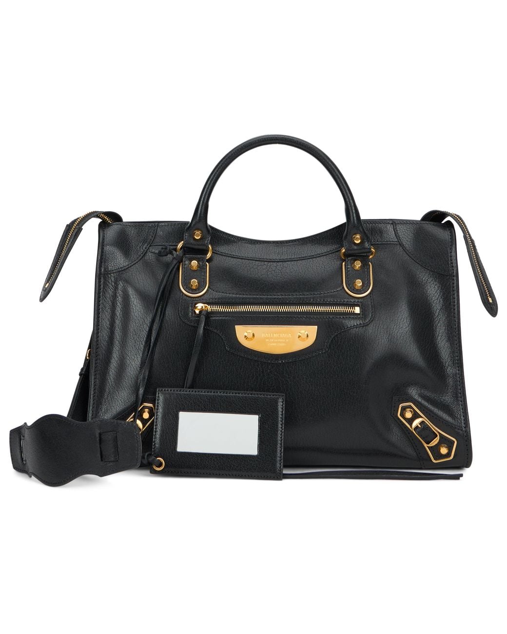 Balenciaga Black City Handbag