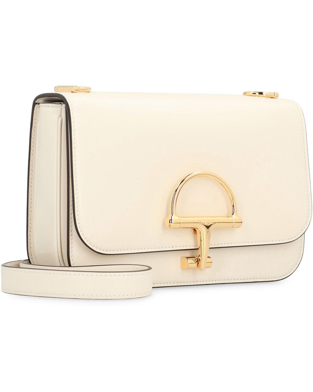 Gucci Natural Shoulder Bag Siena Calf