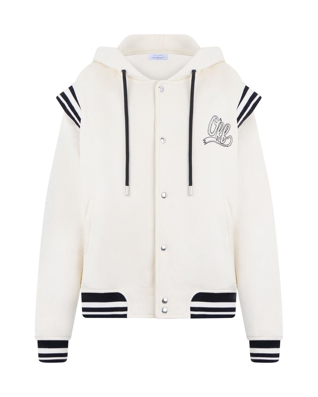 Off-White c/o Virgil Abloh White Bomber Jacket Cotton for men
