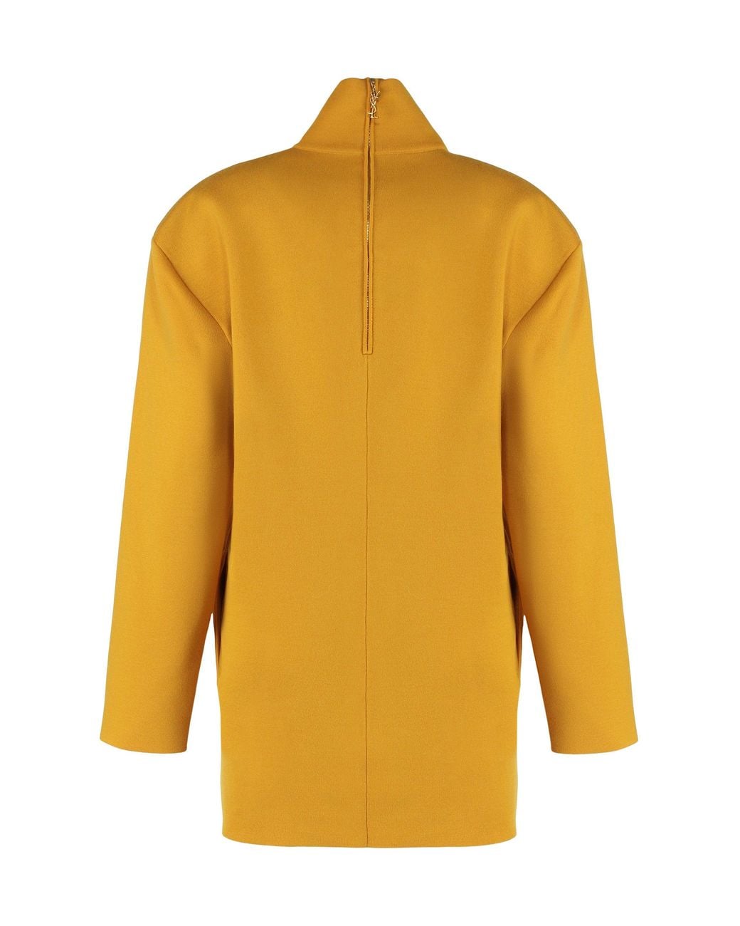 Saint Laurent Yellow Boxy Dress