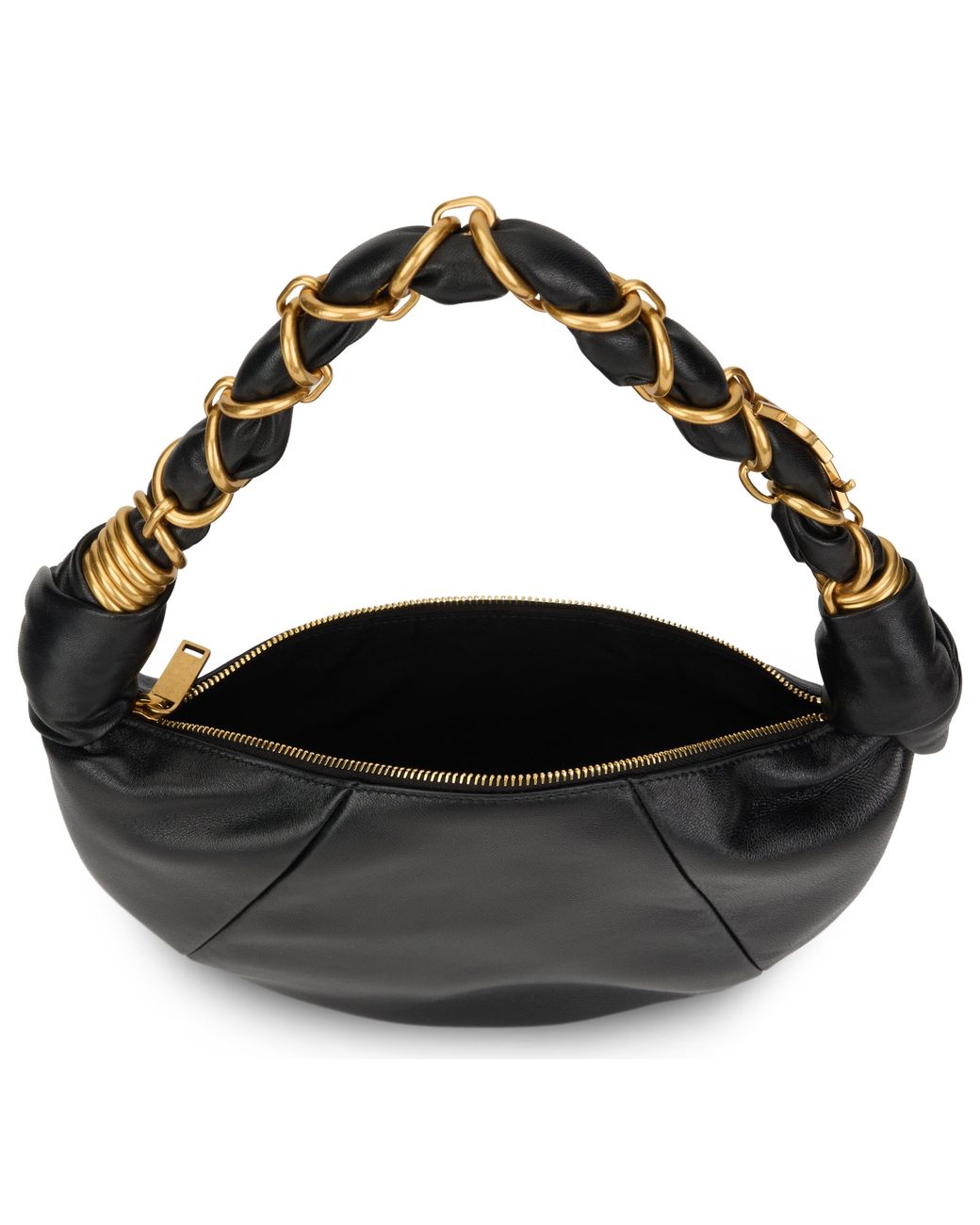 Saint Laurent Black Hobo Bag Mini Amalia