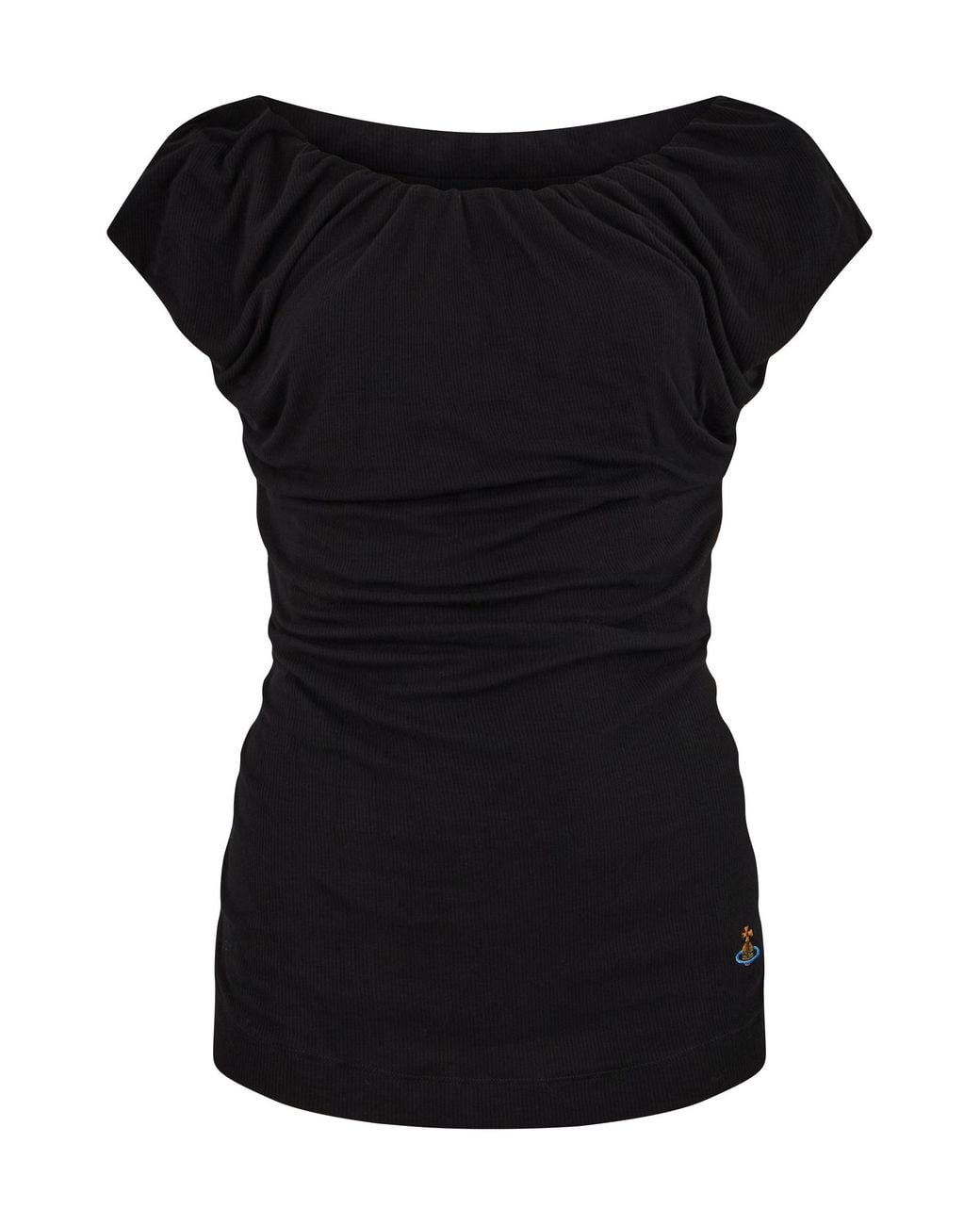 Vivienne Westwood Black Inspired Top With Curled Details