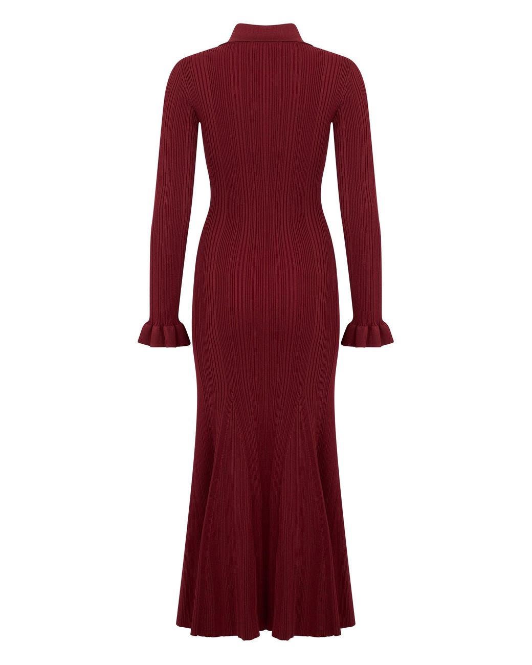 Self-Portrait Red Long Dress Viscose
