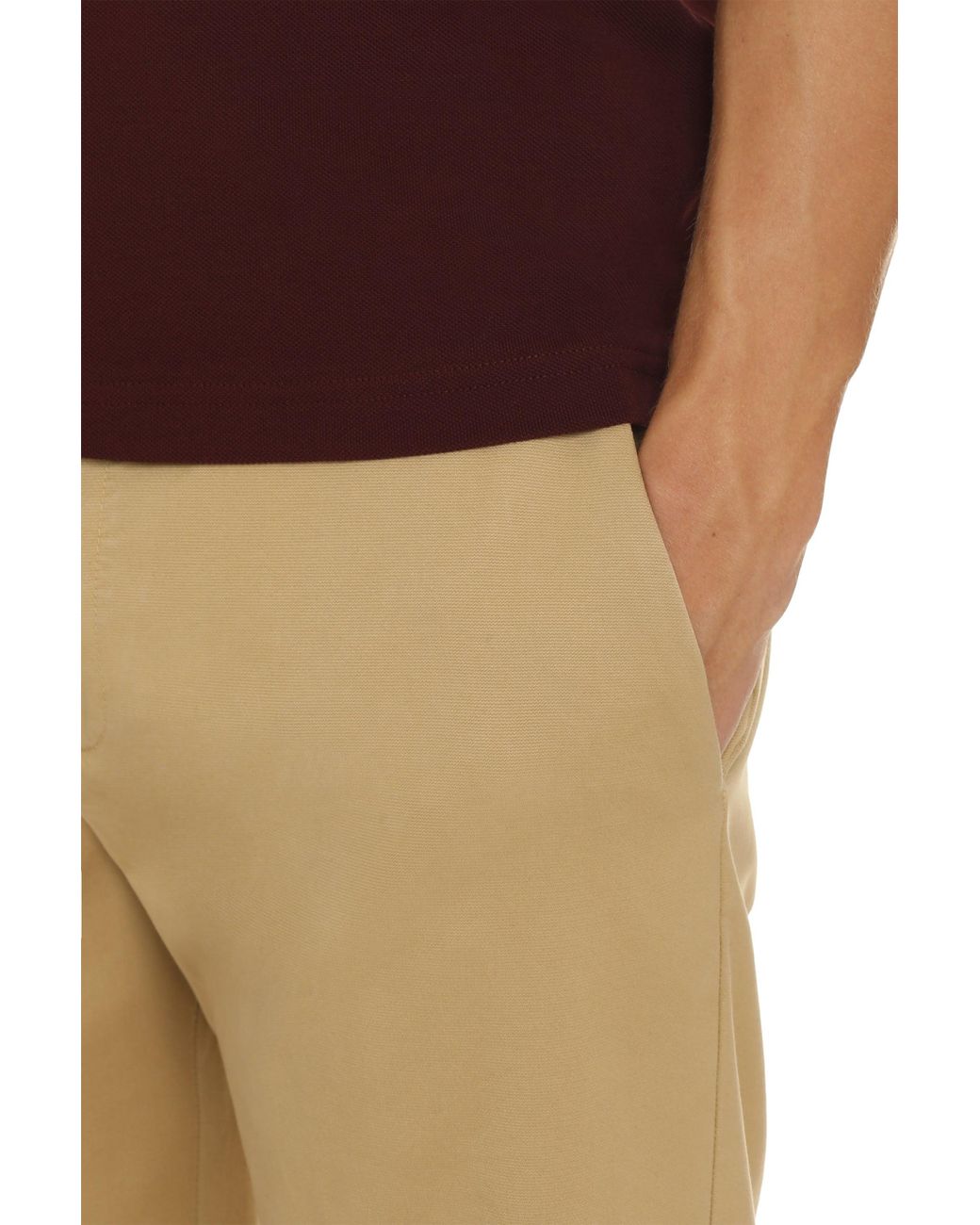 Dondup Natural James Cotton Trousers for men