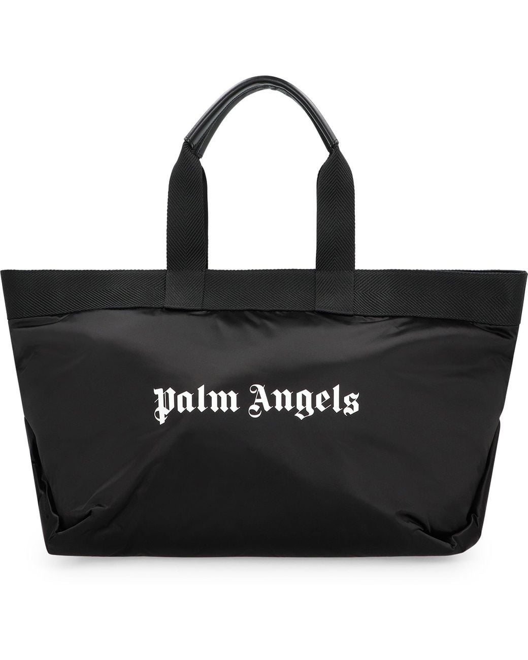 Palm Angels Black Tote Bag for men