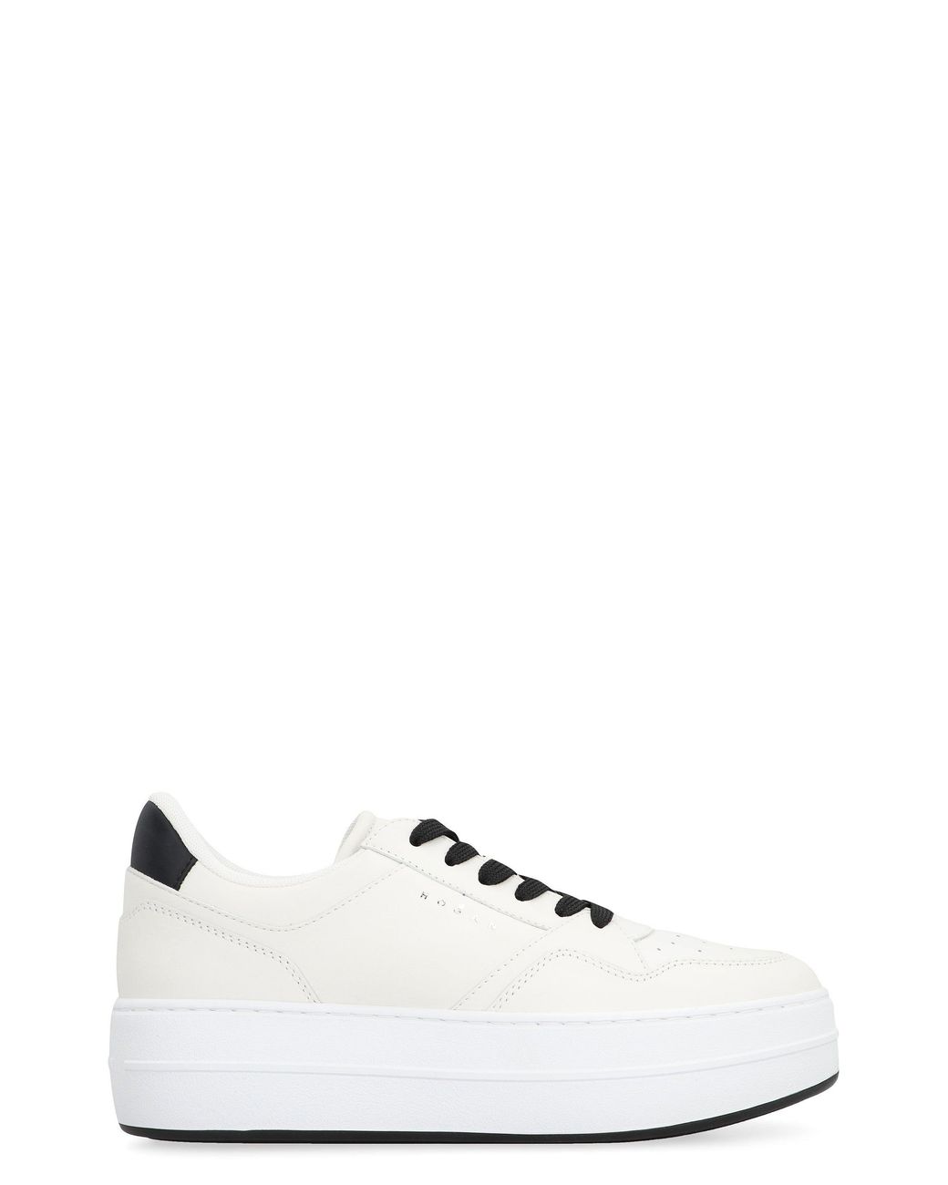 Hogan White Skyscraper Low-Top Sneakers Calf Trainers